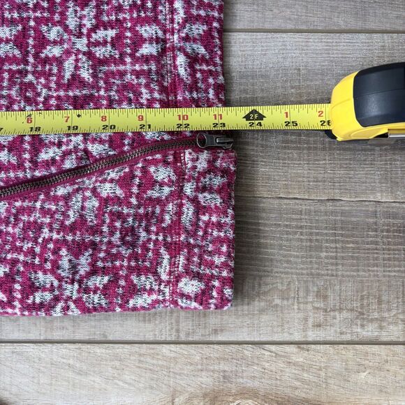 Talbots Womens Pink Hooded Sweater Size XP Winter Cozy Mature Leisure Ski Lodge - Picture 9 of 13